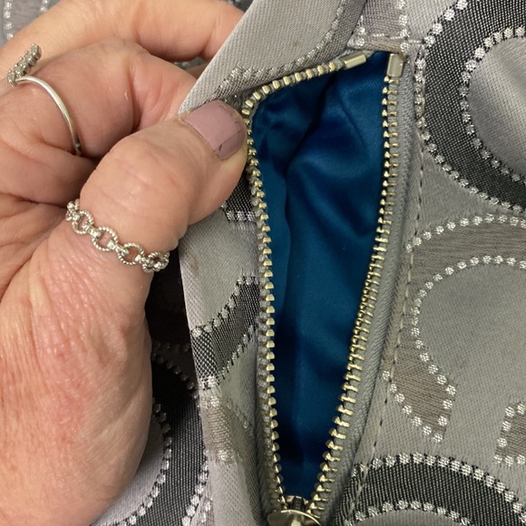 Coach Madison Isabelle Dotted OP Art Shoulder Bag Purse - Picture 6 of 12